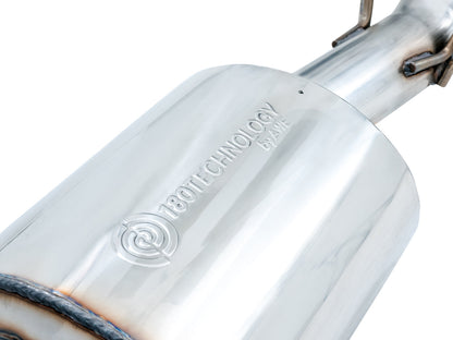 AWE Tuning 0FG Single Side Exit Catback Exhaust for 4th Gen RAM 1500 5.7L (without bumper cutouts) - Dual Diamond BlackTips (3015-33309)