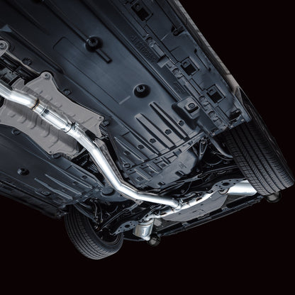 AWE Tuning Touring Edition Catback Exhaust - Dual Diamond Black Tip for 22+ Honda Civic Si/Acura Integra (3015-33331)