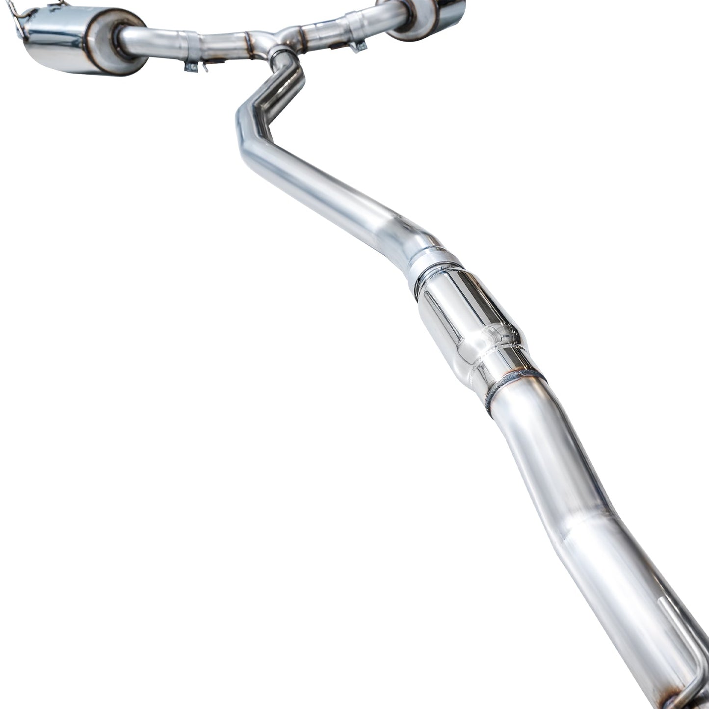 AWE Tuning Touring Edition Catback Exhaust - Dual Diamond Black Tip for 22+ Honda Civic Si/Acura Integra (3015-33331)