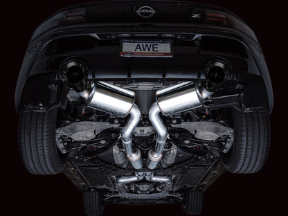 AWE Tuning Touring Edition Catback Exhaust System w/ Diamond Black Tips for 2023 Nissan Z RZ34 RWD (3015-33400)
