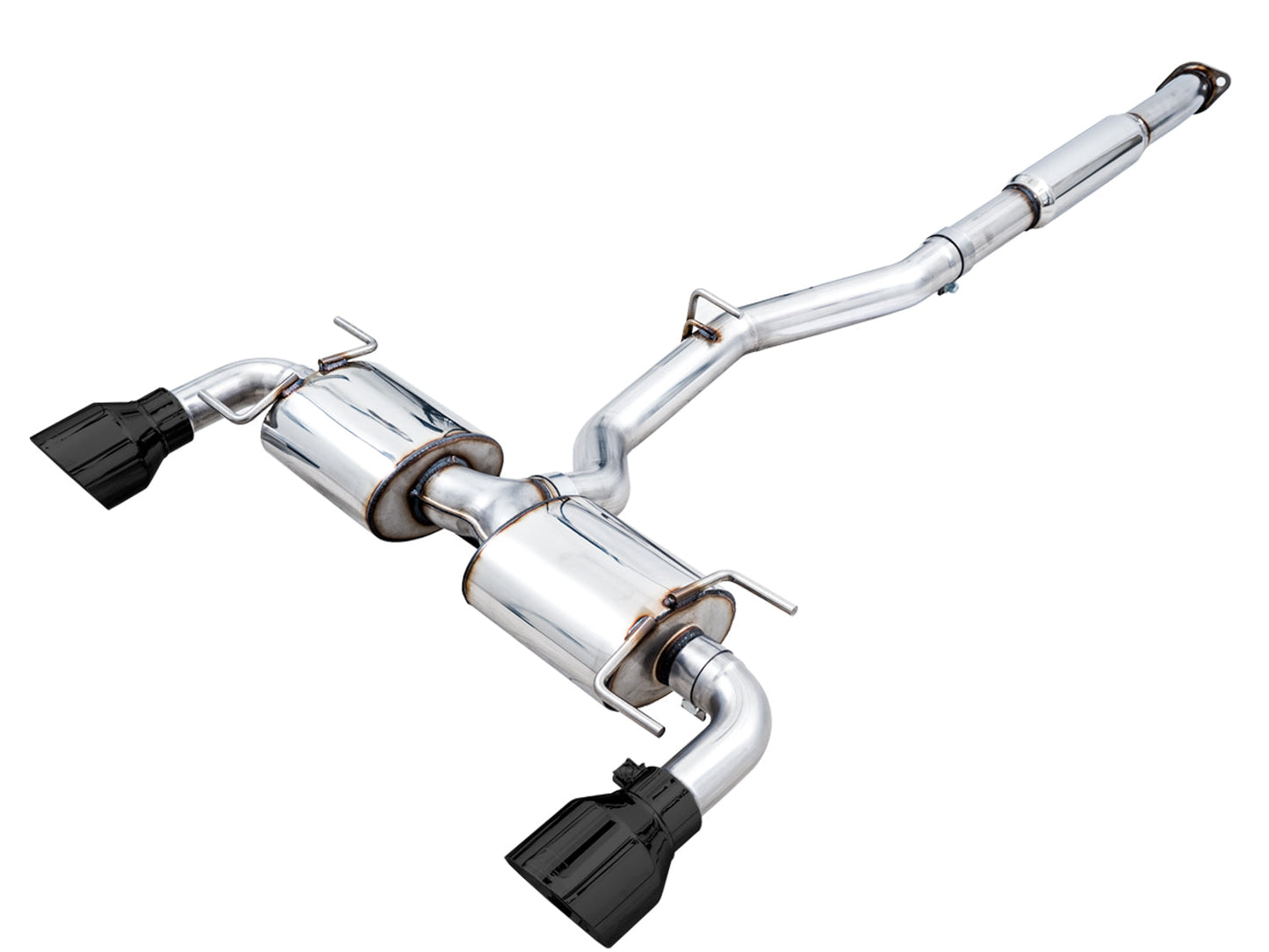 AWE Tuning Touring Edition Exhaust for Subaru BRZ / Toyota GR86 / Toyota 86 / Scion FR-S - Diamond Black Tips (3015-33486)