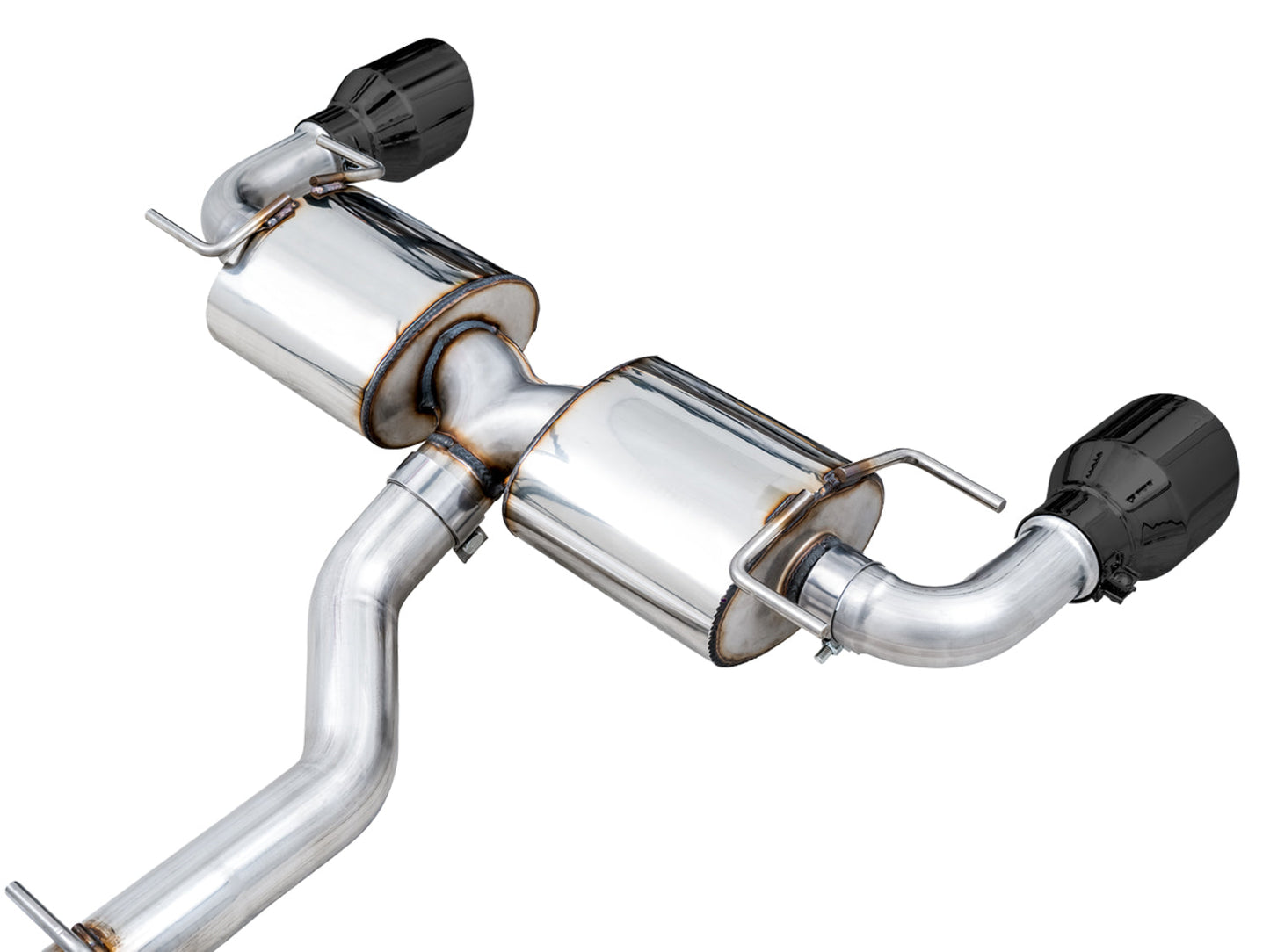 AWE Tuning Touring Edition Exhaust for Subaru BRZ / Toyota GR86 / Toyota 86 / Scion FR-S - Diamond Black Tips (3015-33486)