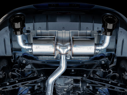 AWE Tuning Touring Edition Exhaust for Subaru BRZ / Toyota GR86 / Toyota 86 / Scion FR-S - Diamond Black Tips (3015-33486)