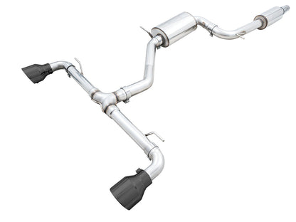 AWE Tuning Touring Edition Exhaust for VW MK8 GTI - Diamond Black Tips (3015-33658)