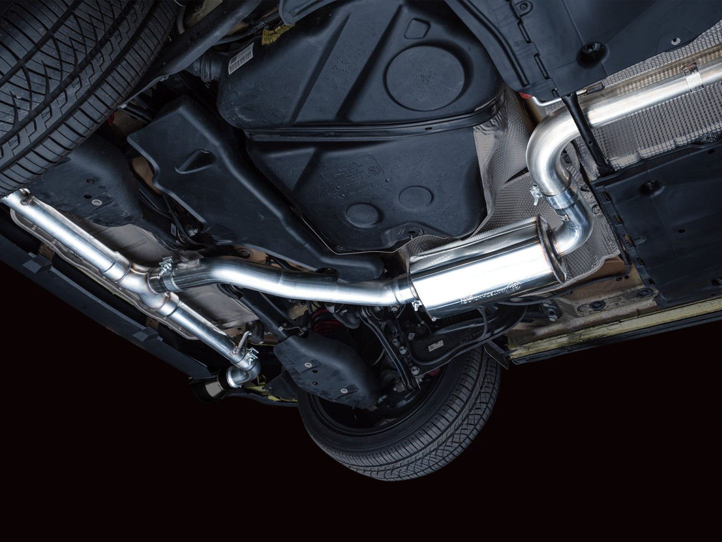 AWE Tuning Touring Edition Exhaust for VW MK8 GTI - Diamond Black Tips (3015-33658)