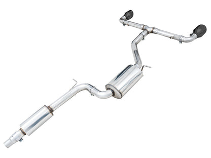AWE Tuning Touring Edition Exhaust for VW MK8 GTI - Diamond Black Tips (3015-33658)