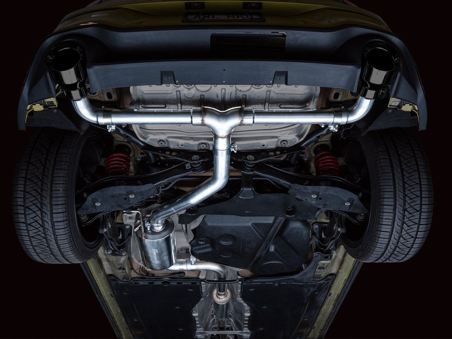 AWE Tuning Touring Edition Exhaust for VW MK8 GTI - Diamond Black Tips (3015-33658)