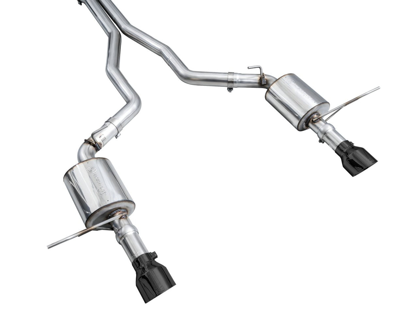 AWE Tuning Touring Edition Exhaust - Diamond Black Tips for 18-23 Dodge Durango SRT & Hellcat (3015-33952)