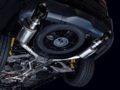 AWE Tuning Touring Edition Exhaust - Diamond Black Tips for 18-23 Dodge Durango SRT & Hellcat (3015-33952)