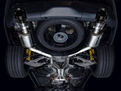 AWE Tuning Touring Edition Exhaust - Diamond Black Tips for 18-23 Dodge Durango SRT & Hellcat (3015-33952)