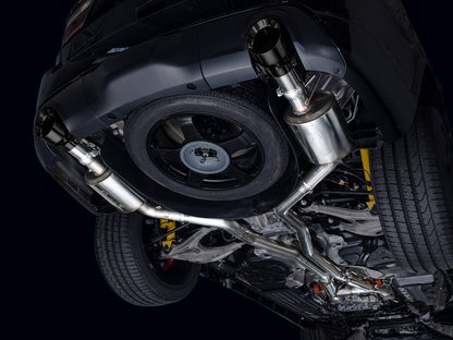 AWE Tuning Touring Edition Exhaust - Diamond Black Tips for 18-23 Dodge Durango SRT & Hellcat (3015-33952)