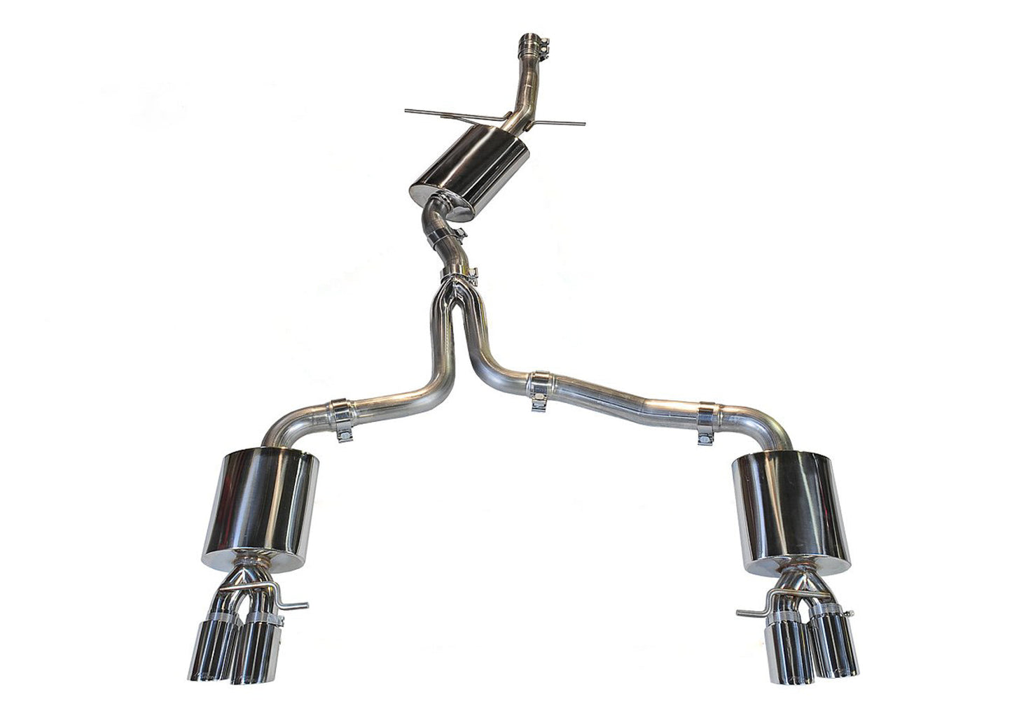 AWE Touring Edition Exhaust and Downpipe Systems for B8/B8.5 A4 2.0T