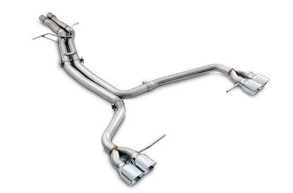 AWE Tuning Touring Edition Exhaust System for Porsche Macan S / GTS / Turbo - Chrome Silver 102mm Tips (3015-42068)