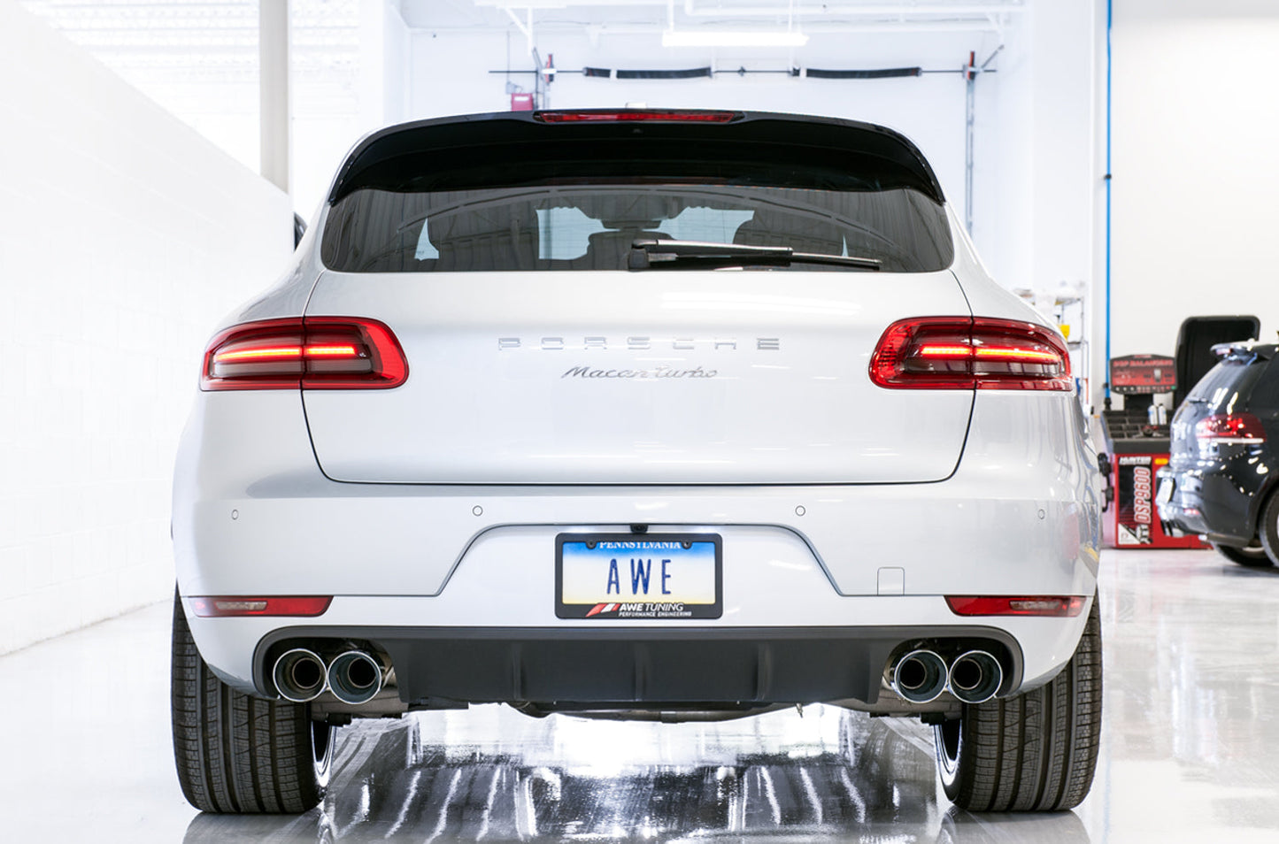 AWE Tuning Touring Edition Exhaust System for Porsche Macan S / GTS / Turbo - Chrome Silver 102mm Tips (3015-42068)