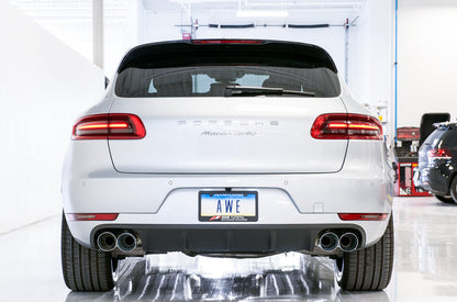 AWE Tuning Touring Edition Exhaust System for Porsche Macan S / GTS / Turbo - Chrome Silver 102mm Tips (3015-42068)