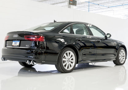 AWE Tuning Touring Edition Exhaust for Audi C7.5 A7 3.0T - Quad Outlet, Chrome Silver Tips (3015-42070)
