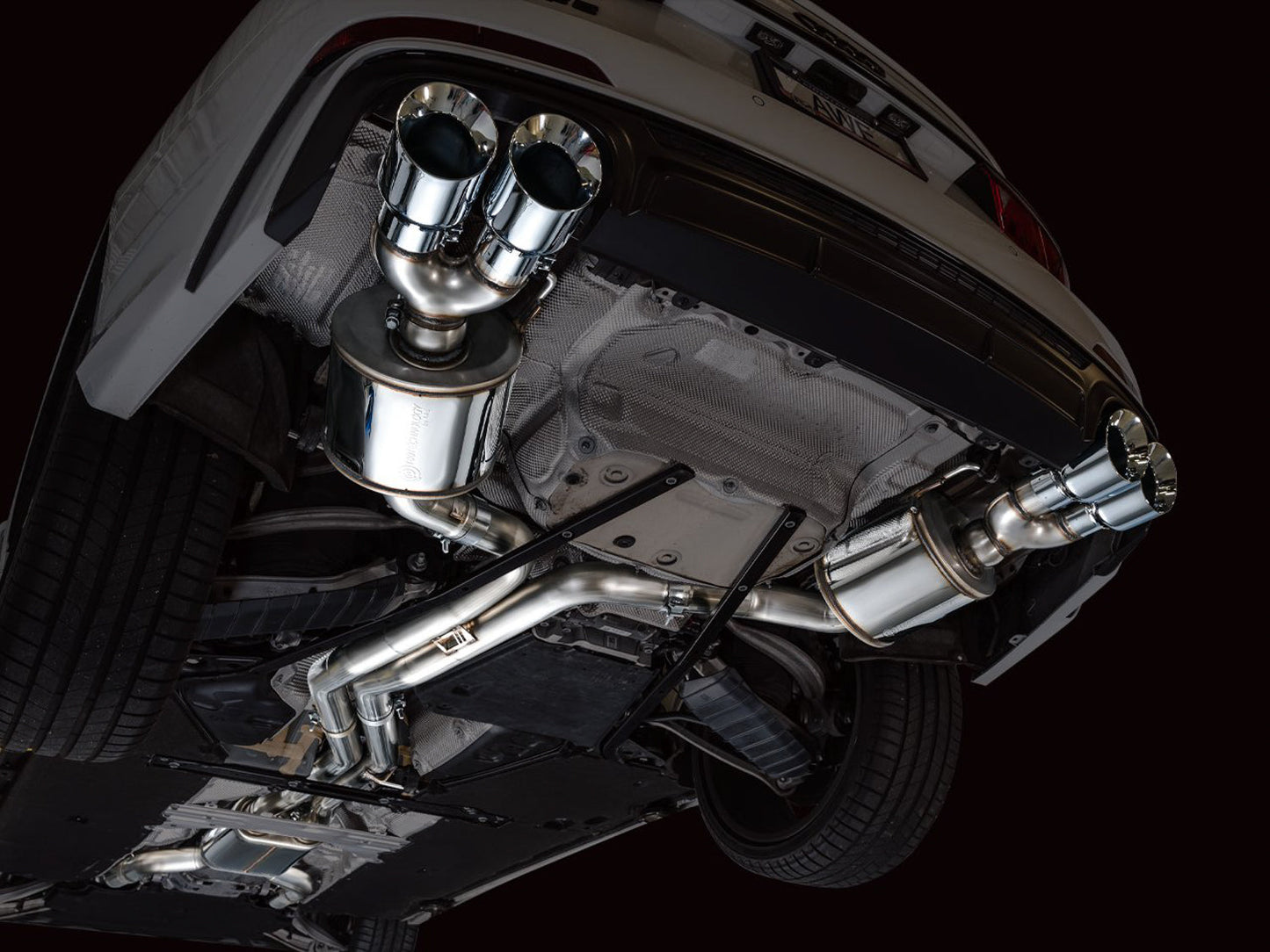 AWE Tuning Touring Edition Exhaust - Chrome Silver Tips for 19-23 Audi C8 S6/S7 (3015-42103)