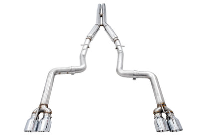 AWE Tuning Track Edition Exhaust for 17+ Challenger 5.7 - Chrome Silver Quad Tips (3015-42144)
