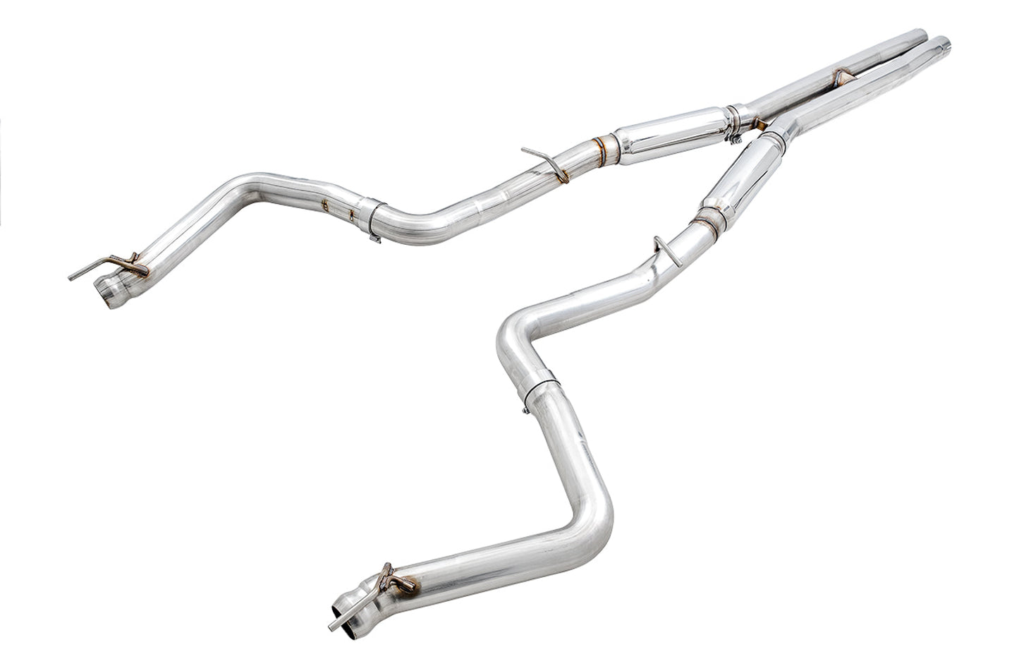 AWE Tuning Track Edition Exhaust for 17+ Challenger 5.7 - Chrome Silver Quad Tips (3015-42144)