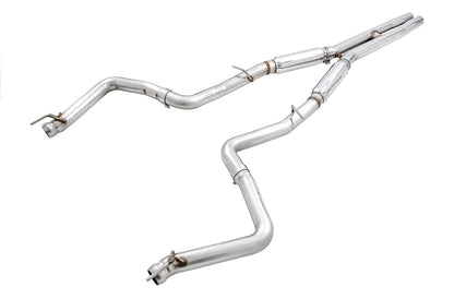 AWE Tuning Track Edition Exhaust for 17+ Challenger 5.7 - Chrome Silver Quad Tips (3015-42144)