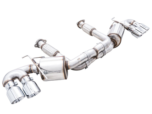 AWE Tuning Touring Edition Exhaust for C8 Corvette - Chrome Silver Tips (3015-42151)