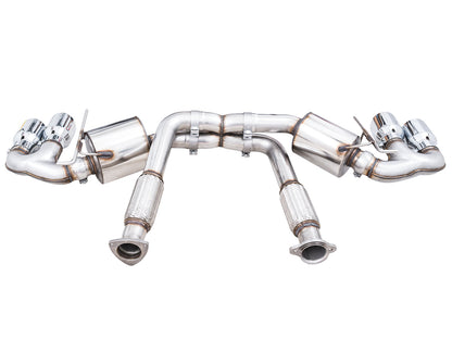 AWE Tuning Touring Edition Exhaust for C8 Corvette - Chrome Silver Tips (3015-42151)