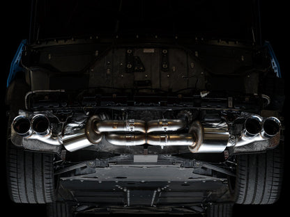 AWE Tuning Touring Edition Exhaust for C8 Corvette - Chrome Silver Tips (3015-42151)