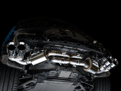AWE Tuning Touring Edition Exhaust for C8 Corvette - Chrome Silver Tips (3015-42151)