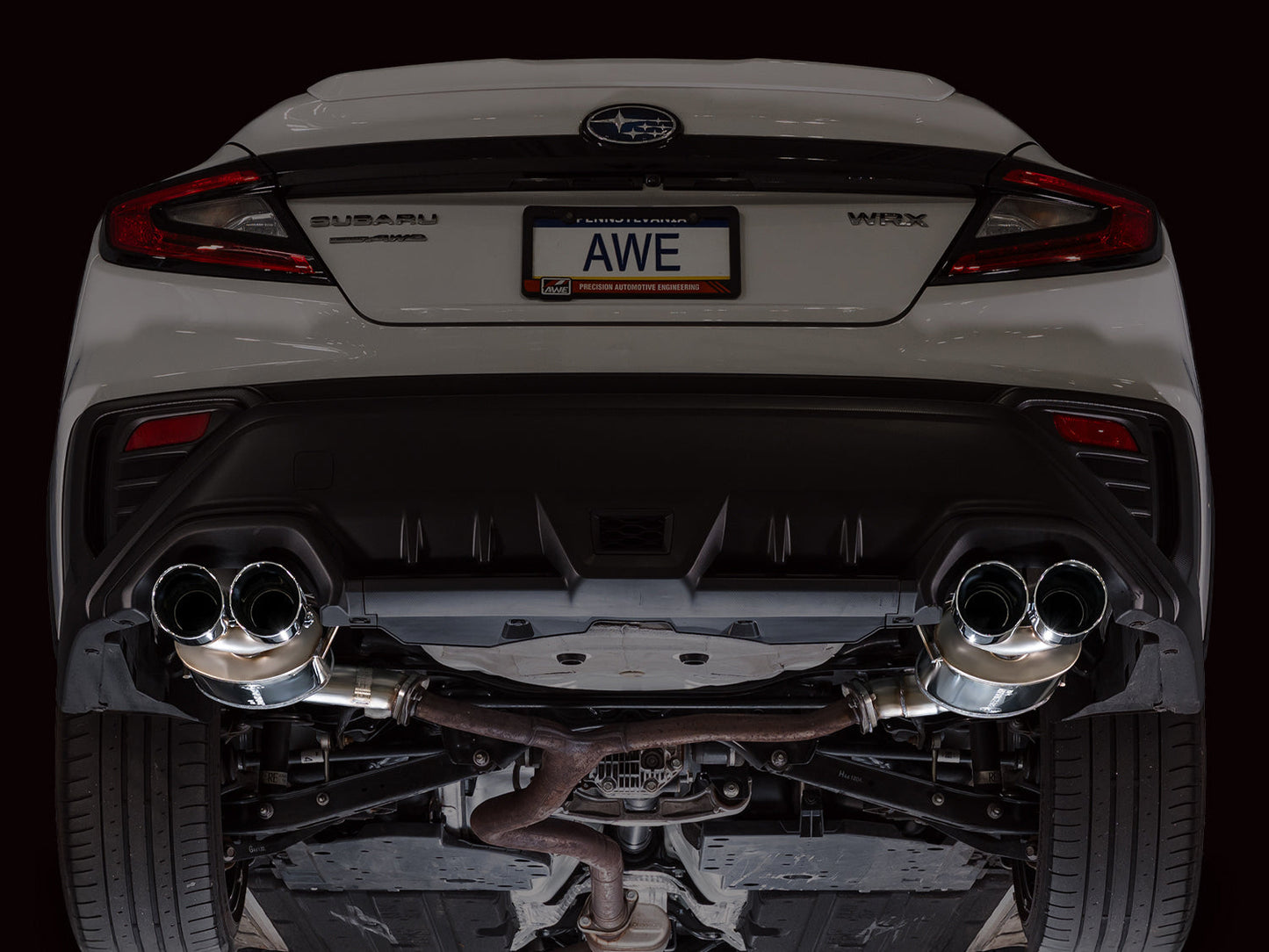 AWE 3015-42424 Touring Edition Axleback Exhaust for 2022-2025 Subaru WRX (VB)