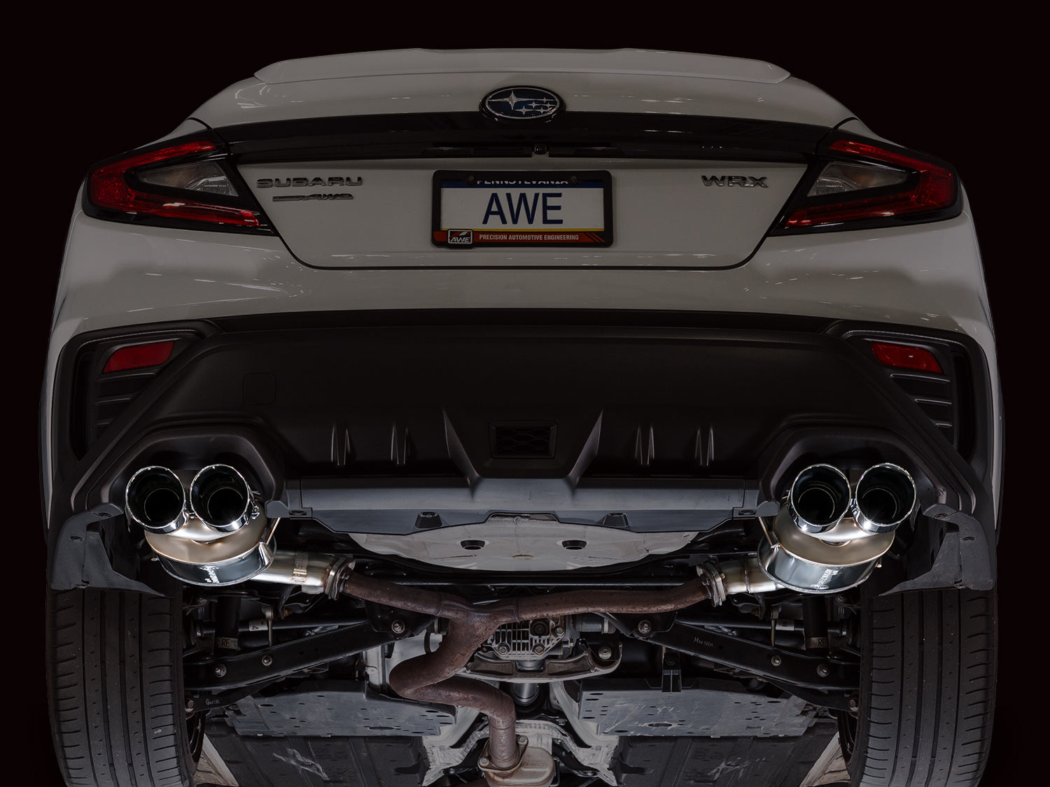 AWE 3015-42424 Touring Edition Axleback Exhaust for 2022-2025 Subaru WRX (VB)