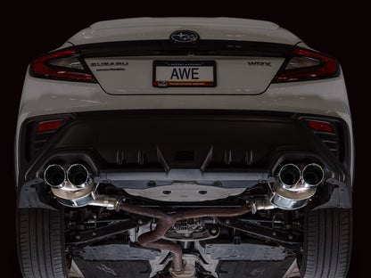 AWE 3015-42424 Touring Edition Axleback Exhaust for 2022-2025 Subaru WRX (VB)