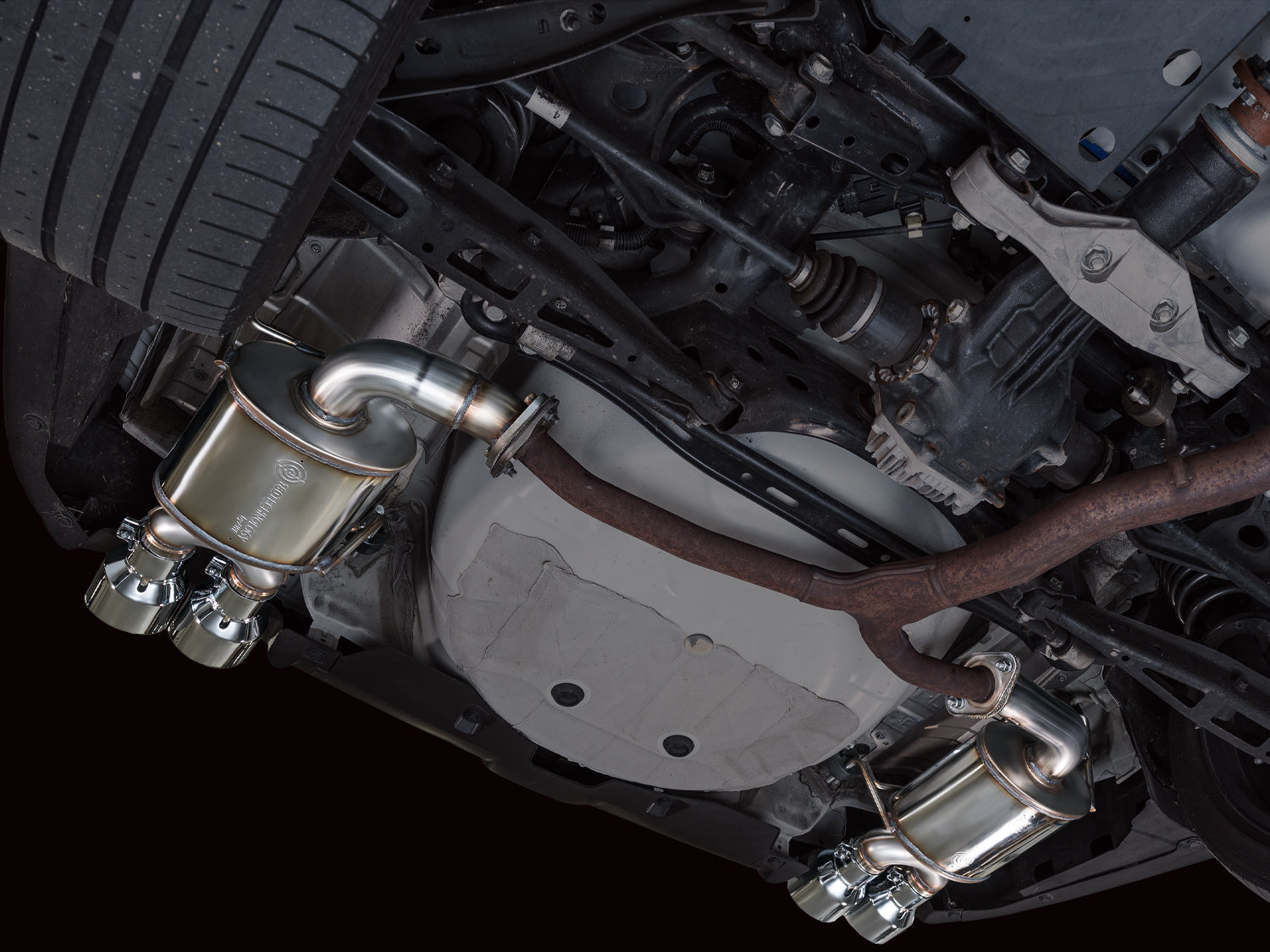 AWE 3015-42424 Touring Edition Axleback Exhaust for 2022-2025 Subaru WRX (VB)