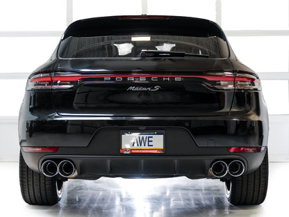 AWE Tuning Touring Edition Catback Exhaust w/ Chrome Silver Tips for 19-21 Porsche Macan 3.0T/2.9TT (3015-42951)