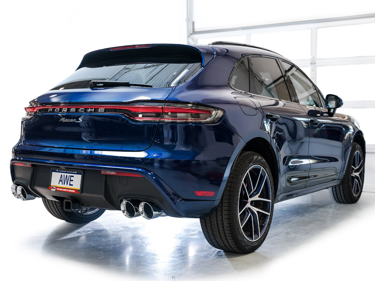 AWE Tuning Touring Edition Catback Exhaust w/ Chrome Silver Tips for 2022+ Porsche Macan 2.9TT (3015-42952)