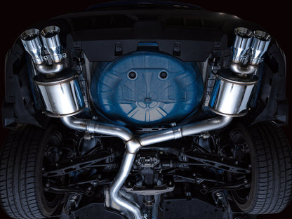AWE Tuning Touring Edition Exhaust for VB Subaru WRX - Chrome Silver Tips (3015-42979)