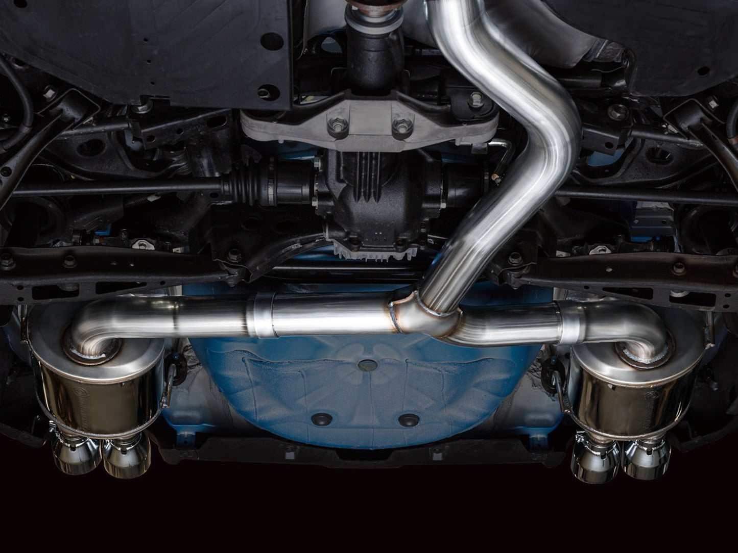 AWE Tuning Touring Edition Exhaust for VB Subaru WRX - Chrome Silver Tips (3015-42979)