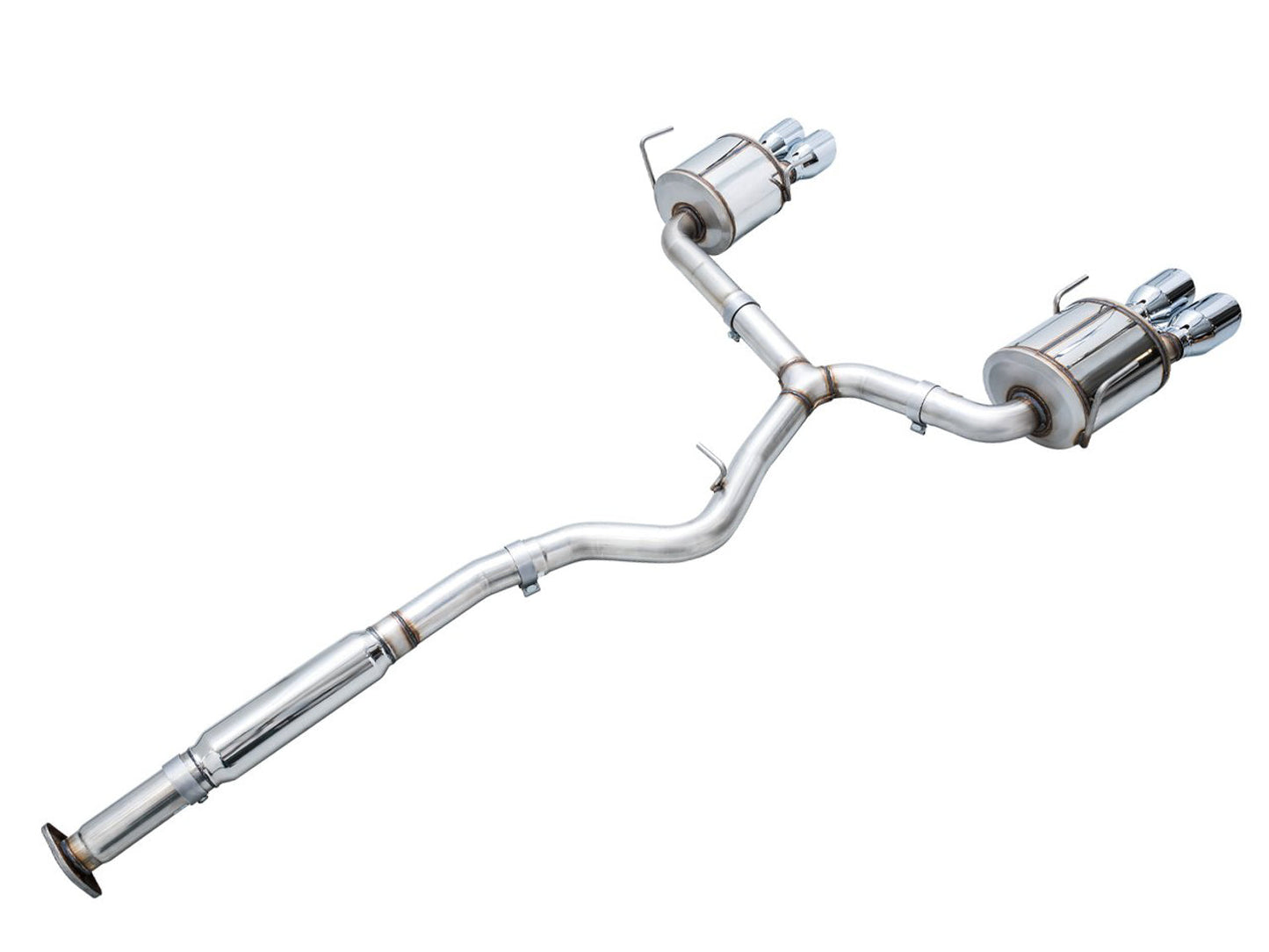 AWE Tuning Touring Edition Exhaust for VB Subaru WRX - Chrome Silver Tips (3015-42979)