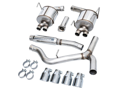 AWE Tuning Touring Edition Exhaust for VB Subaru WRX - Chrome Silver Tips (3015-42979)
