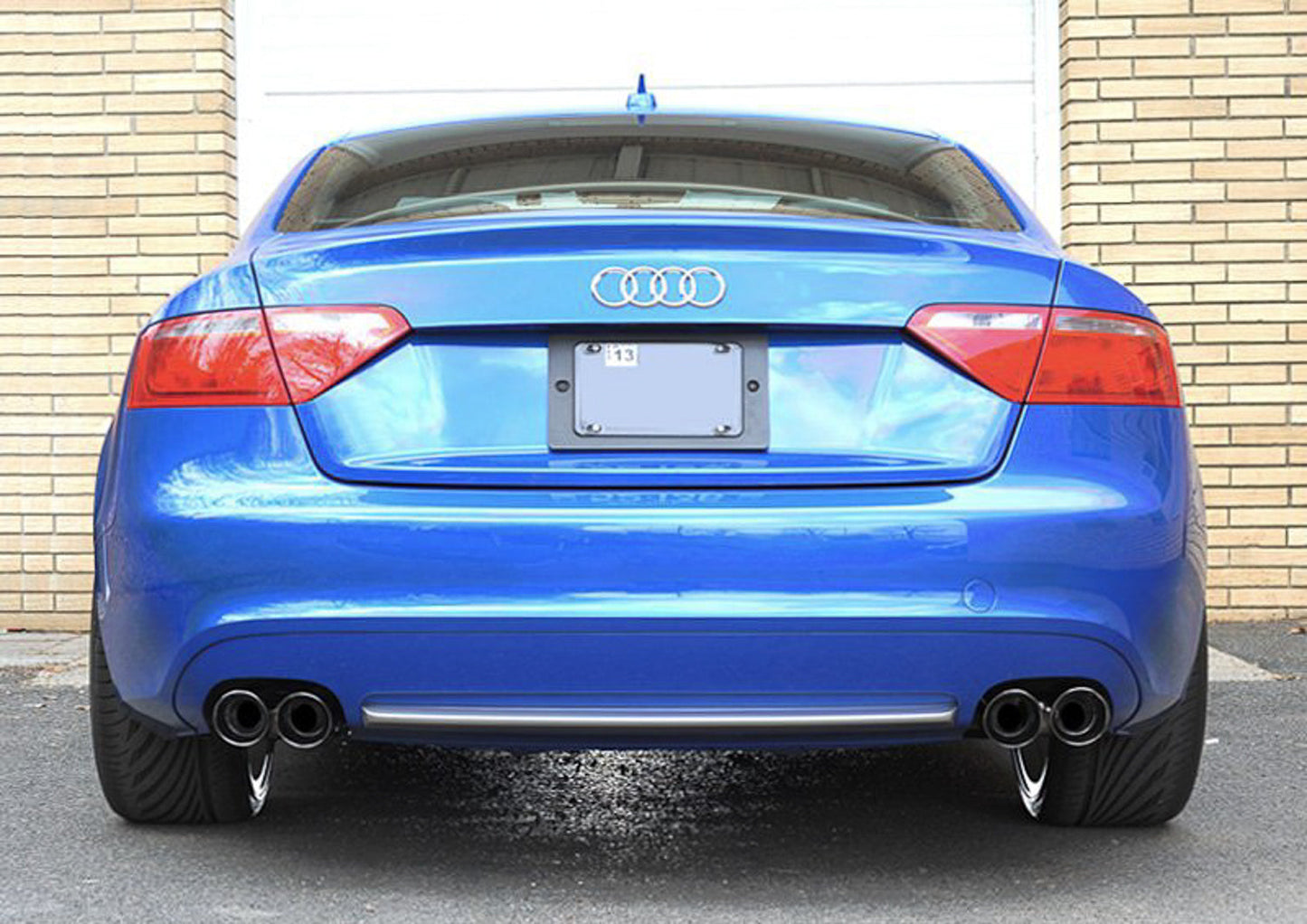 AWE Tuning Touring Edition Exhaust for B8 A5 2.0T - Quad Outlet, Diamond Black Tips (3015-43024)