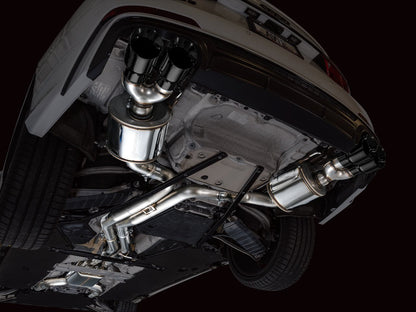 AWE Tuning Touring Edition Exhaust - Diamond Black Tips for 19-23 Audi C8 S6/S7 (3015-43107)