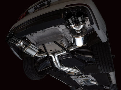 AWE Tuning Touring Edition Exhaust - Diamond Black Tips for 19-23 Audi C8 S6/S7 (3015-43107)