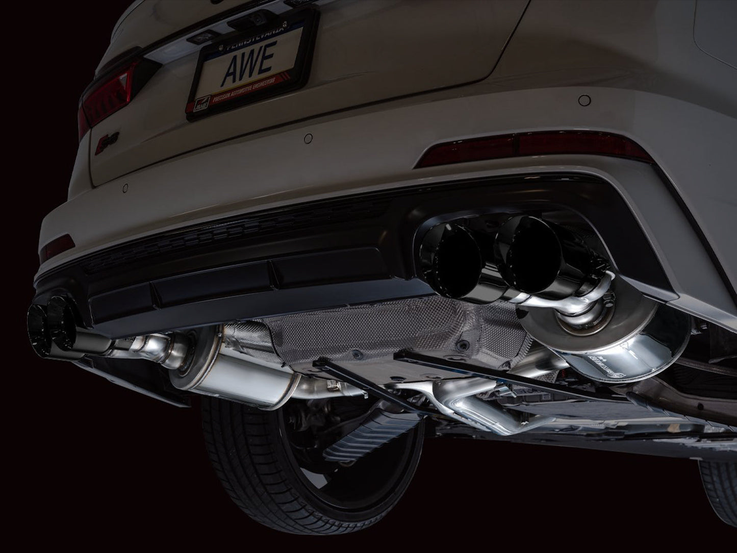 AWE Tuning Touring Edition Exhaust - Diamond Black Tips for 19-23 Audi C8 S6/S7 (3015-43107)