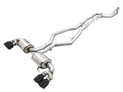 AWE Tuning Non-Resonated Touring Edition Exhaust for G2X M340i / M440i - Diamond Black Tips (3015-43156)