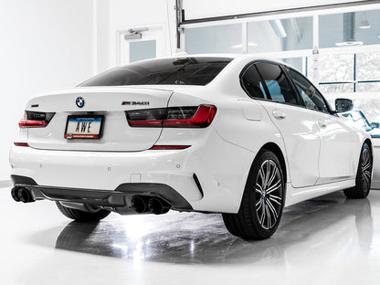 AWE Tuning Resonated Touring Edition Exhaust for G2X M340i / M440i - Diamond Black Tips (3015-43158)
