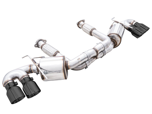 AWE Tuning Touring Edition Exhaust for C8 Corvette - Diamond Black Tips (3015-43159)