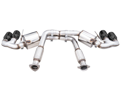 AWE Tuning Touring Edition Exhaust for C8 Corvette - Diamond Black Tips (3015-43159)