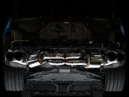 AWE Tuning Touring Edition Exhaust for C8 Corvette - Diamond Black Tips (3015-43159)