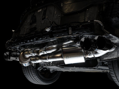 AWE Tuning Touring Edition Exhaust for C8 Corvette - Diamond Black Tips (3015-43159)