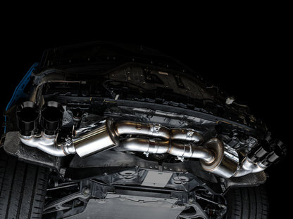 AWE Tuning Touring Edition Exhaust for C8 Corvette - Diamond Black Tips (3015-43159)