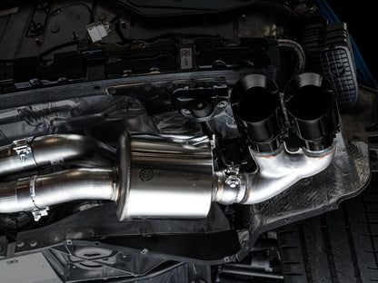 AWE Tuning Touring Edition Exhaust for C8 Corvette - Diamond Black Tips (3015-43159)